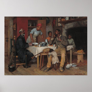 Póster Uma visita pastoral por Richard Norris Brooke