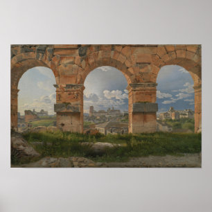 Poster Uma Vista através de Três Arcos do Terceiro