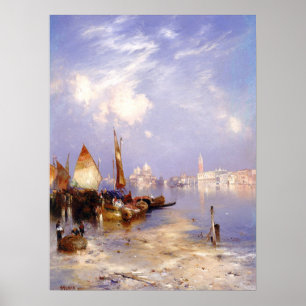 Poster Uma Vista de Veneza por Thomas Moran