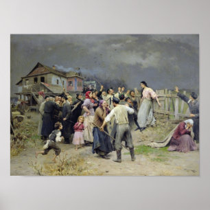Póster Uma vítima do fanatismo, 1899