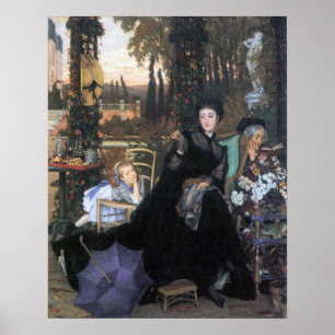 Póster Uma viúva por James Tissot