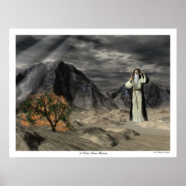 Poster Uma Voz do Céu (Frente)