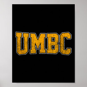 Poster Umbc Da Tecnologia Arch Vintage Para Homens Mulher