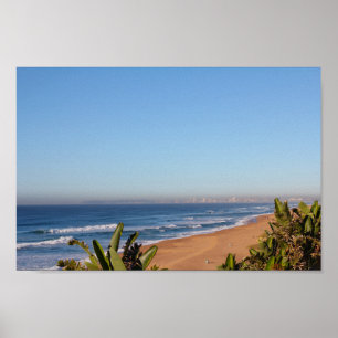 Poster Umhlanga Grande Durban Ocean Beach África do Sul