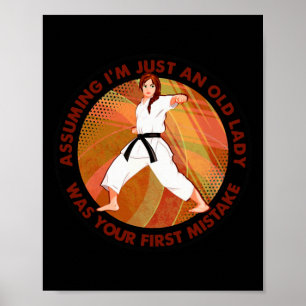 Poster Uming, sou apenas uma velha senhora Karate, foi a 