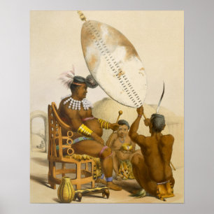 Poster Umpanda o rei do Amazulu, chapeia 11 'do Th