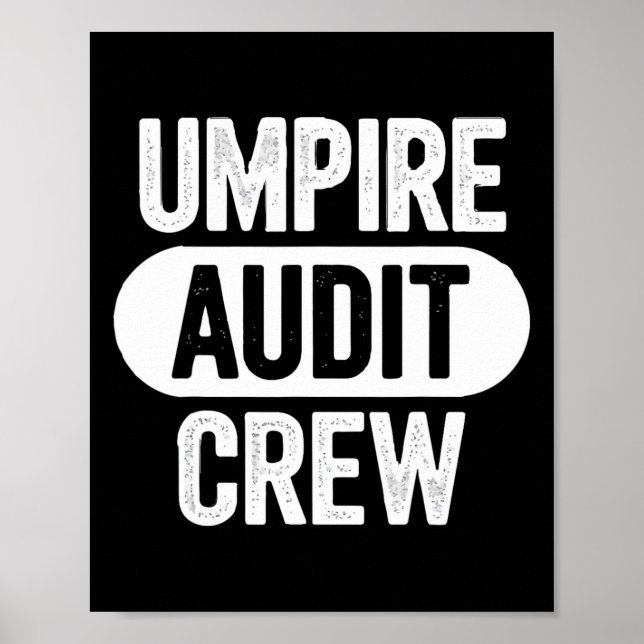 Poster Umpire Audit Crew  (Frente)