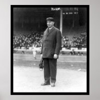 Umpire Bill Klem Baseball 1914