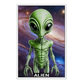 Póster Un alien