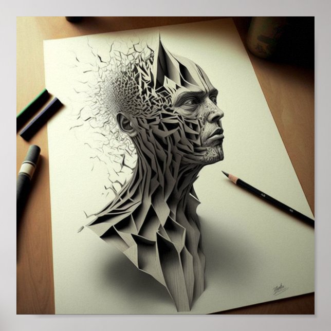 Poster Un desin d'art contemporain (Frente)