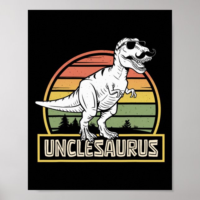 Poster Unclesaurus T Rex Dinossauro Tio Saurus Correspond (Frente)