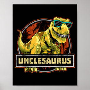 Poster Unclesaurus T rex Tio Saurus Dinossaur