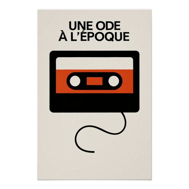 Póster UNE ODE À L’ÉPOQUE – Le manifeste graphique (Frente)