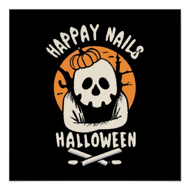 Póster Unhas de Halloween Bootiful  (Frente)