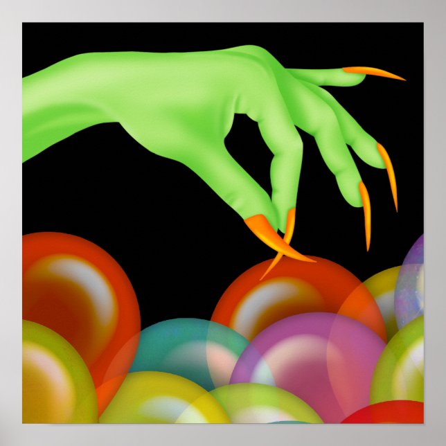 Póster Unhas de Testemunhas do Halloween - SRF (Frente)