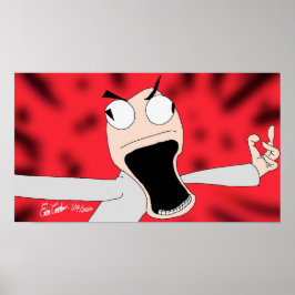 Poster Unhinged puppet art