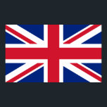 Póster União Britânica Jack<br><div class="desc">A bandeira da União da Grã-Bretanha Excelente em vermelho,  branco e azul patriótico. Sabiam - embora comumente conhecido como "bandeira da União",  o nome verdadeiro é "bandeira da União". Só é chamado de bandeira da União quando voa a partir de um barco.</div>
