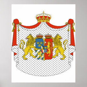 Póster União entre a suecia e a Noruega, Noruega