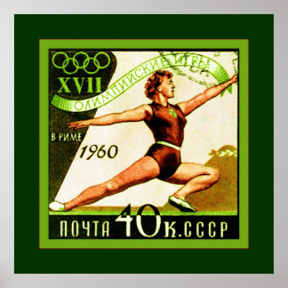 Póster União Soviética ~ URSS ~ CCCP ~ Carimbo