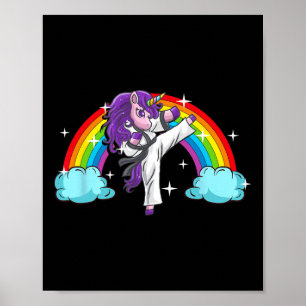 Poster Unicorn Kung Fu Karate Marital Artes Jiu Jutsu Mag