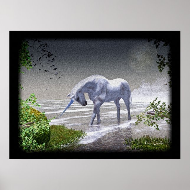 Poster Unicorn Moon (Frente)