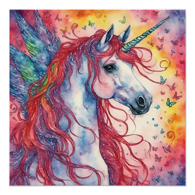 Póster Unicorn Pegasus (Frente)