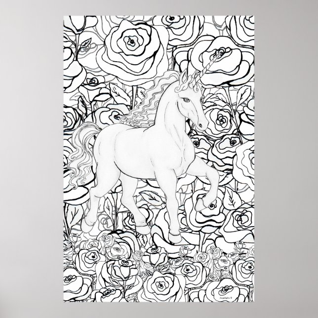 Poster Unicórnio (Frente)