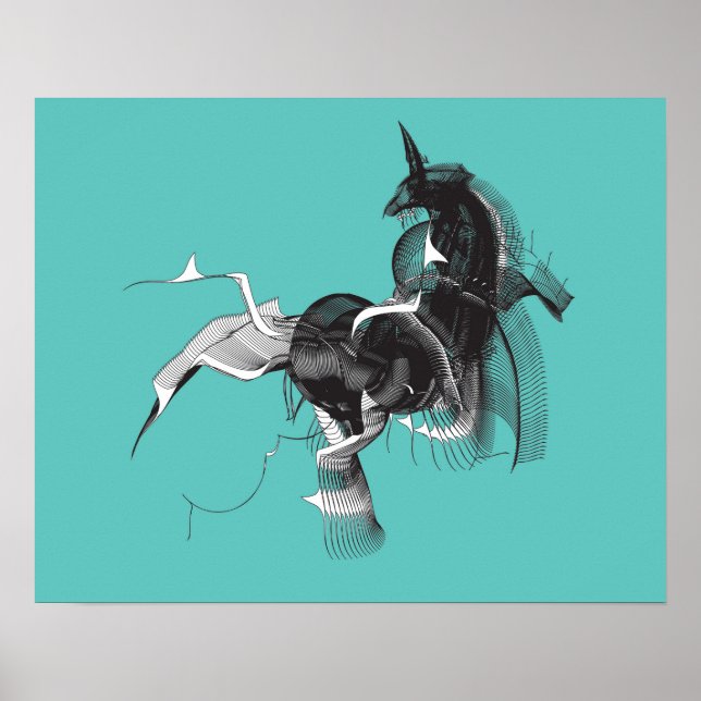 Póster Unicórnio Digital (Frente)