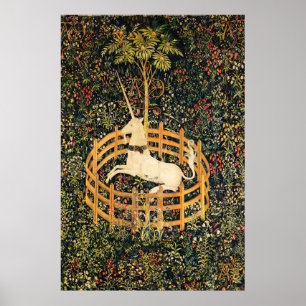 PÓSTER UNICÓRNIO E FLORES GÓTICOS DA FANTASIA, MOTIVOS