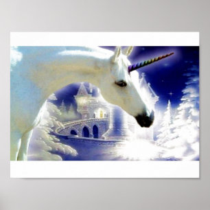 Poster Unicórnio mágico