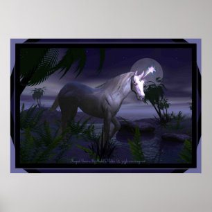 Póster Unicórnio mágico de Michelle Wilder