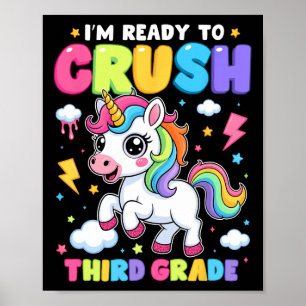 Poster Unicórnio Terceira Série Aqui Vou Eu De Volta à Es