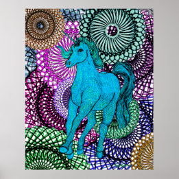 Poster Unicórnio Único