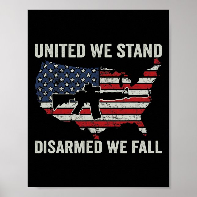 Poster Unida, Desarmada, Cai - Pro Guns USA Fl (Frente)