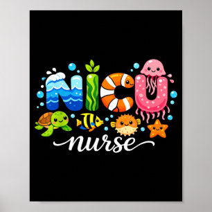 Poster unidade de cuidados neonatais animais marinhos fof