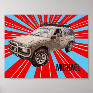 Poster Unidade de quatro rodas