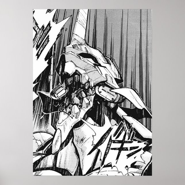 Poster Unidade Evangelion 01 Berserk Manga (Frente)