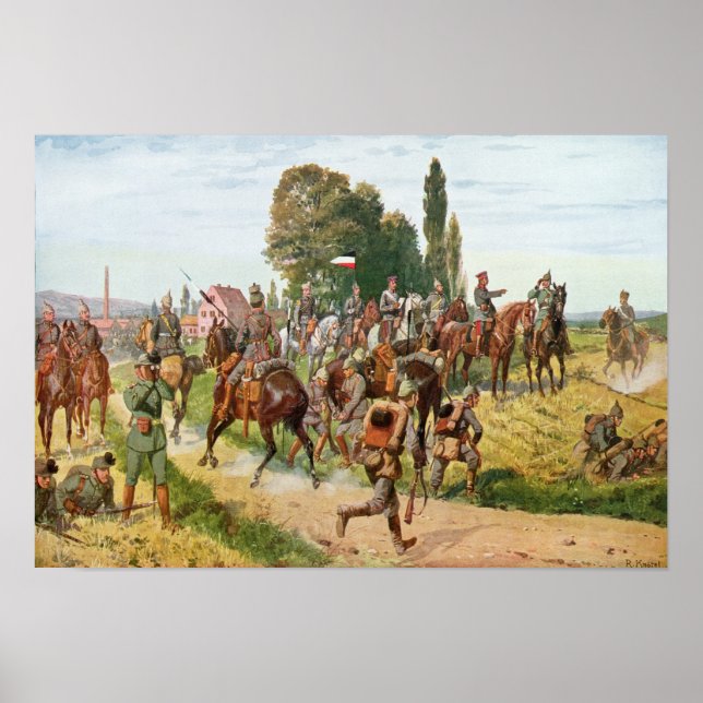 Póster Uniformes Alemãs (Frente)