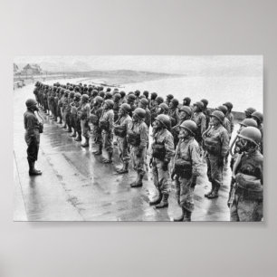 Poster Uniformes Gasmasks do combate