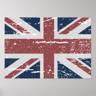 POSTER UNION JACK BRITÂNICO