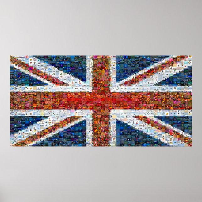 Póster Union Jack Montage (Frente)