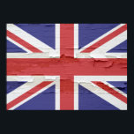 Poster Union Jack Weathered<br><div class="desc">bandeira do Reino Unido com um impressão de pintura de vintage rachada</div>