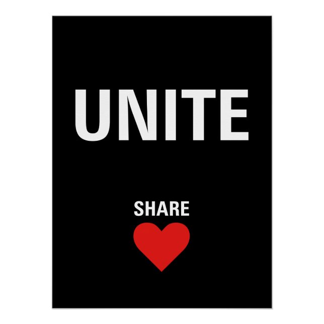 Póster Unir Democracia Política (Frente)