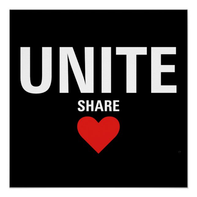 Póster Unir Democracia Política (Frente)