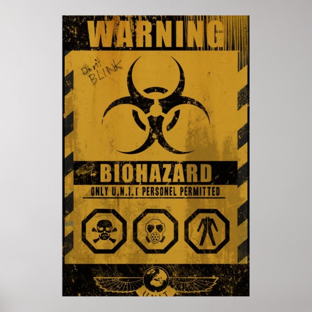 POSTER UNIT BIOHAZARD (Frente)