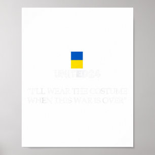 Poster United24 Ucrânia Eu Vestirei O Figurino Quando Est