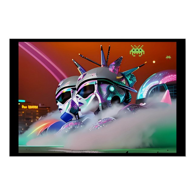 Póster United Space Invasion Force (Frente)