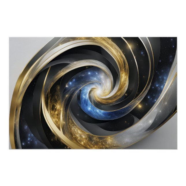 Póster Universe in an Abstract Spiral (Frente)