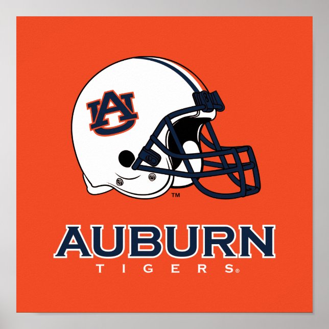Poster Universidade Auburn | Auburn Futebol (Frente)