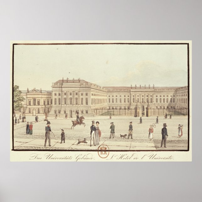 Poster Universidade de Berlim, Berlim (Frente)